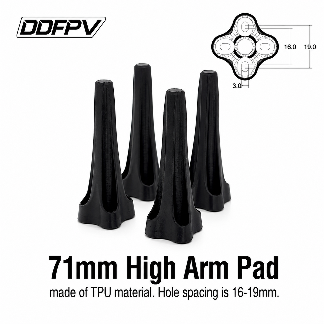 Drone Landing Pad - 1세트 FPV 3D 프린팅 TPU 범용