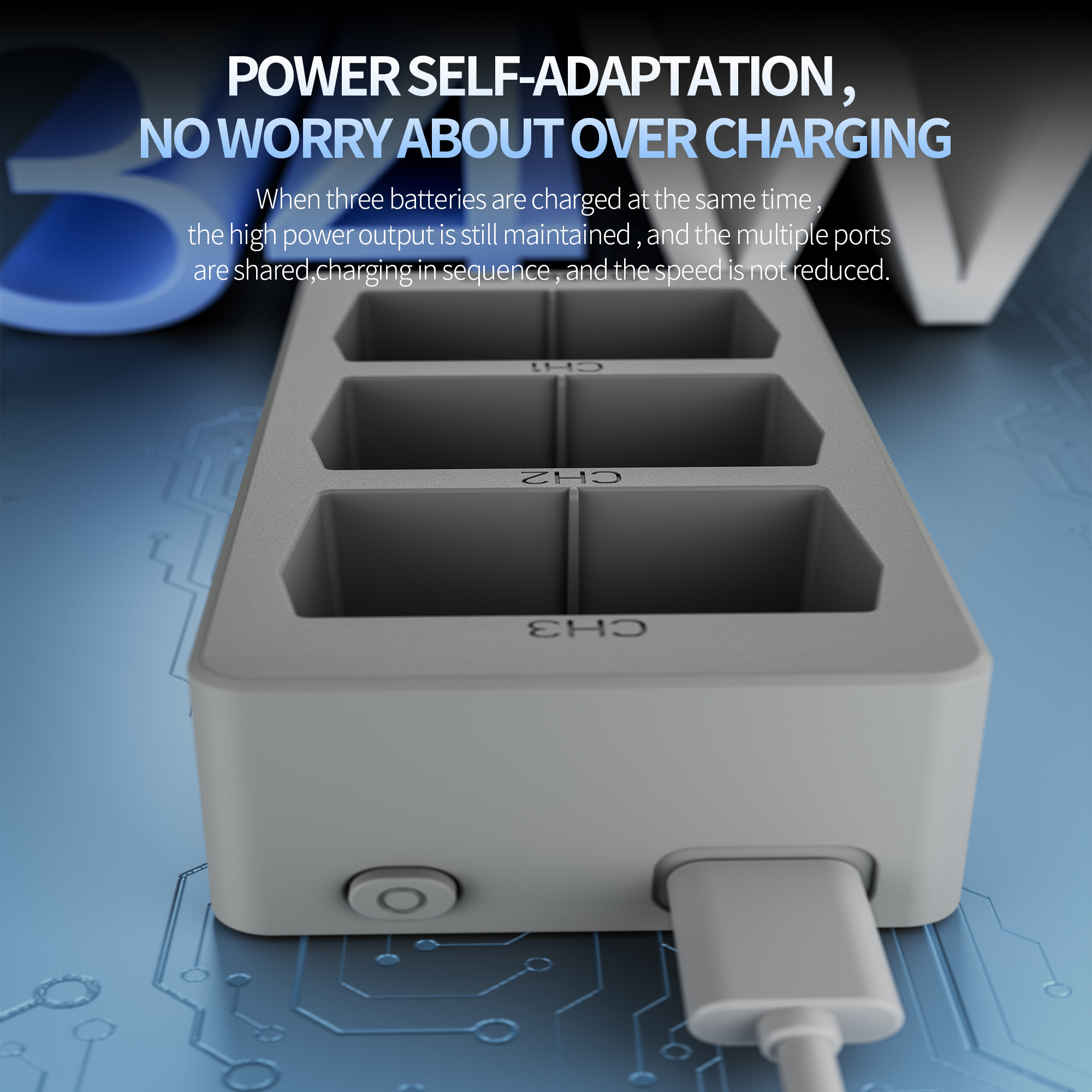 Drone Charging Hub - 미니 5 프로 배터리 고속 충전
