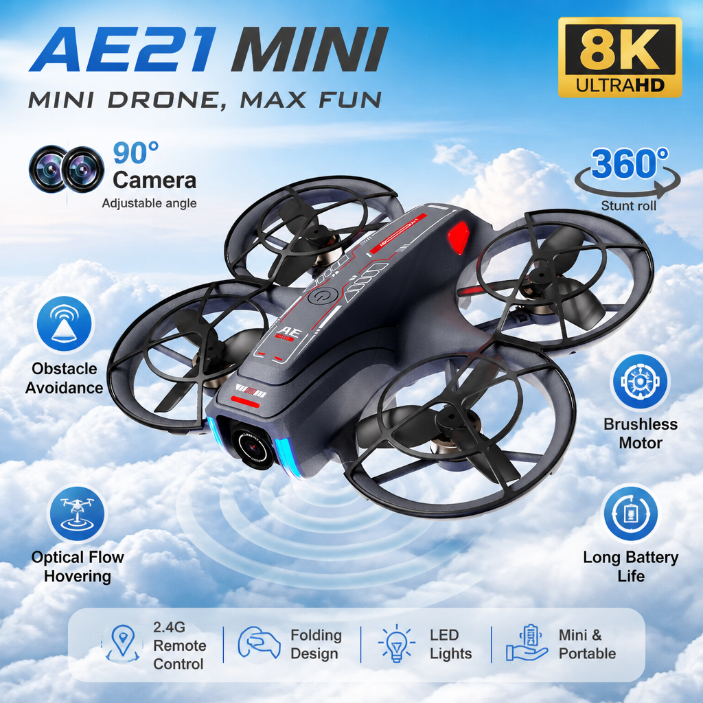 Drone Controller Screen - 드론 GPS 8K 프로페셔널 HD 360