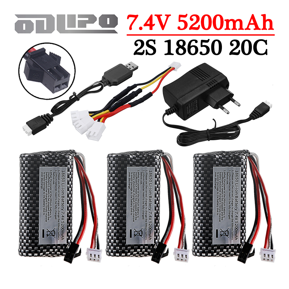 Drone Battery Charger - 18650 WPL MN99S D90 U12A S033g
