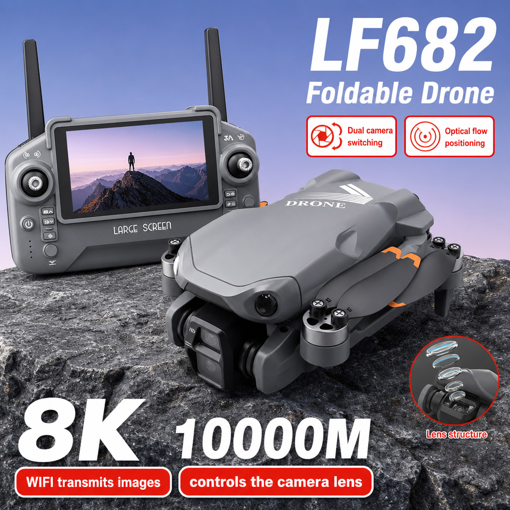 Drone Controller Screen - 항공 사진 촬영 LF682 드론 8K
