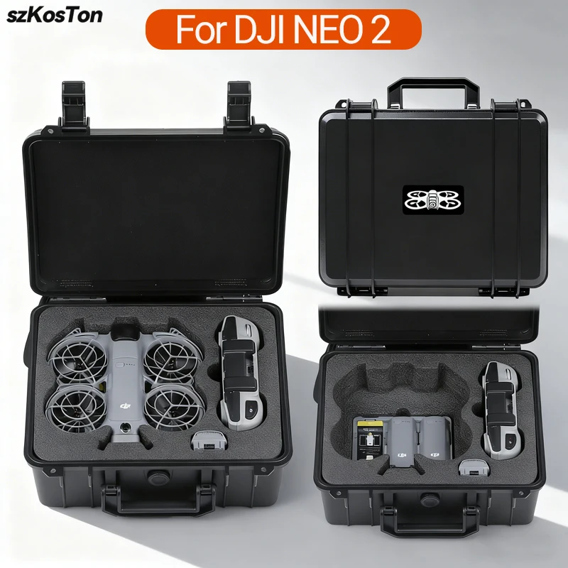 Drone Hard Shell Case - DJI NEO 2용 휴대용 안전 박스