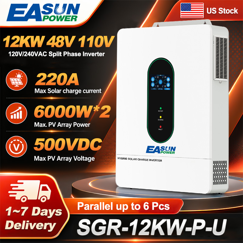 Drone Solar Charger - EASUN US 12KW 12000W 분리형 단상