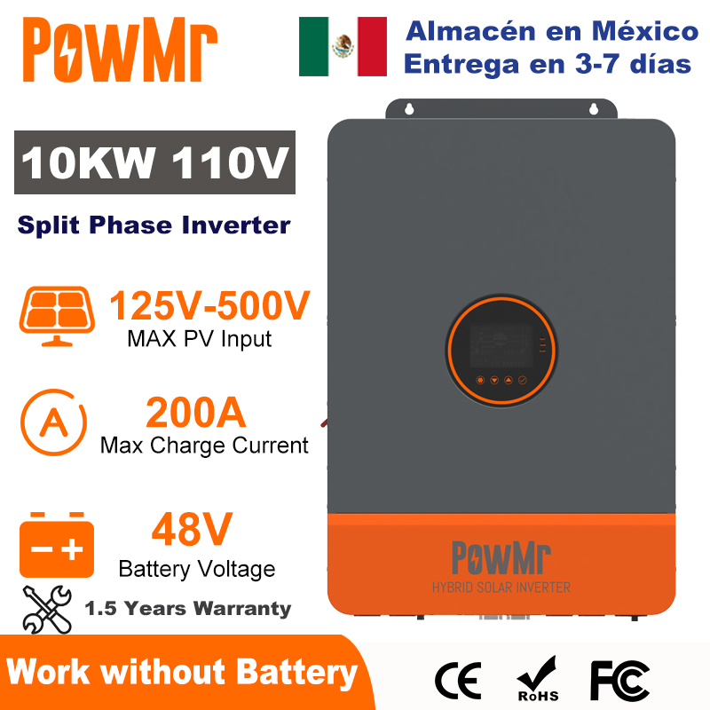 Drone Solar Charger - PowMr 10KW 분할 위상 인버터 48V