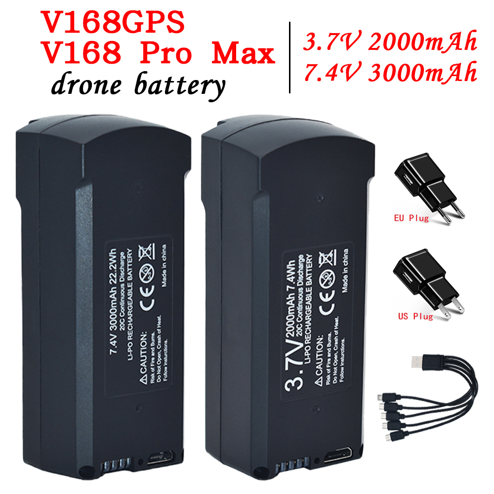 Drone Power Bank - GPS V198 7.4V 3000mAh 배터리 RC
