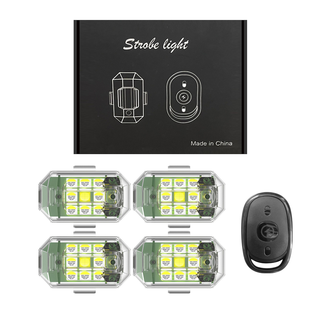 Drone Strobe Light - 1/2/4개 무선 LED 드론 스트로브 라이트
