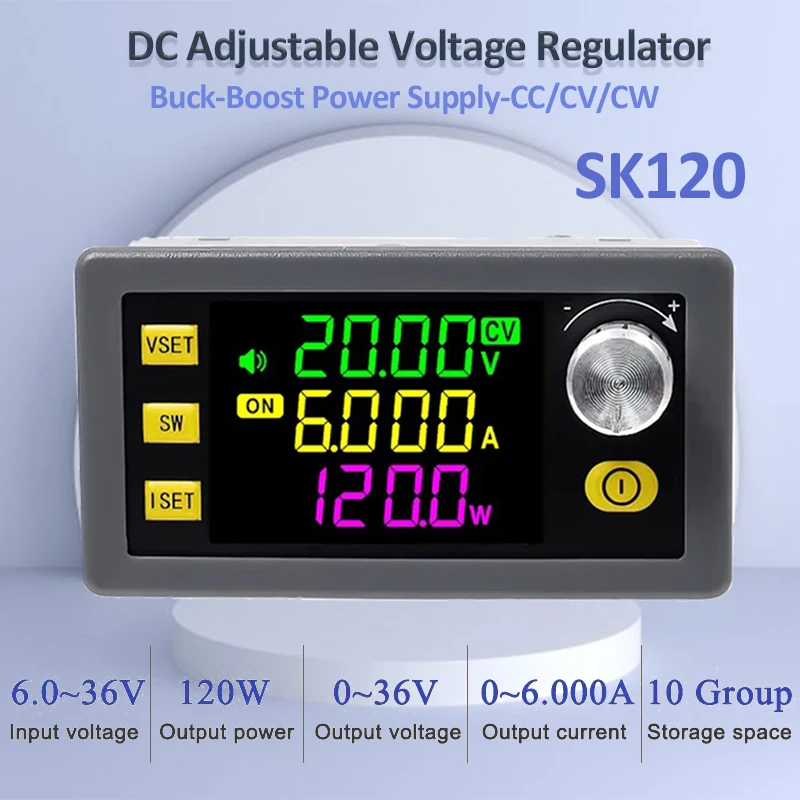 SK120 120W CNC 벅 부스트 DC 조절식 전압 - Drone Solar Charger 리뷰 및 가격