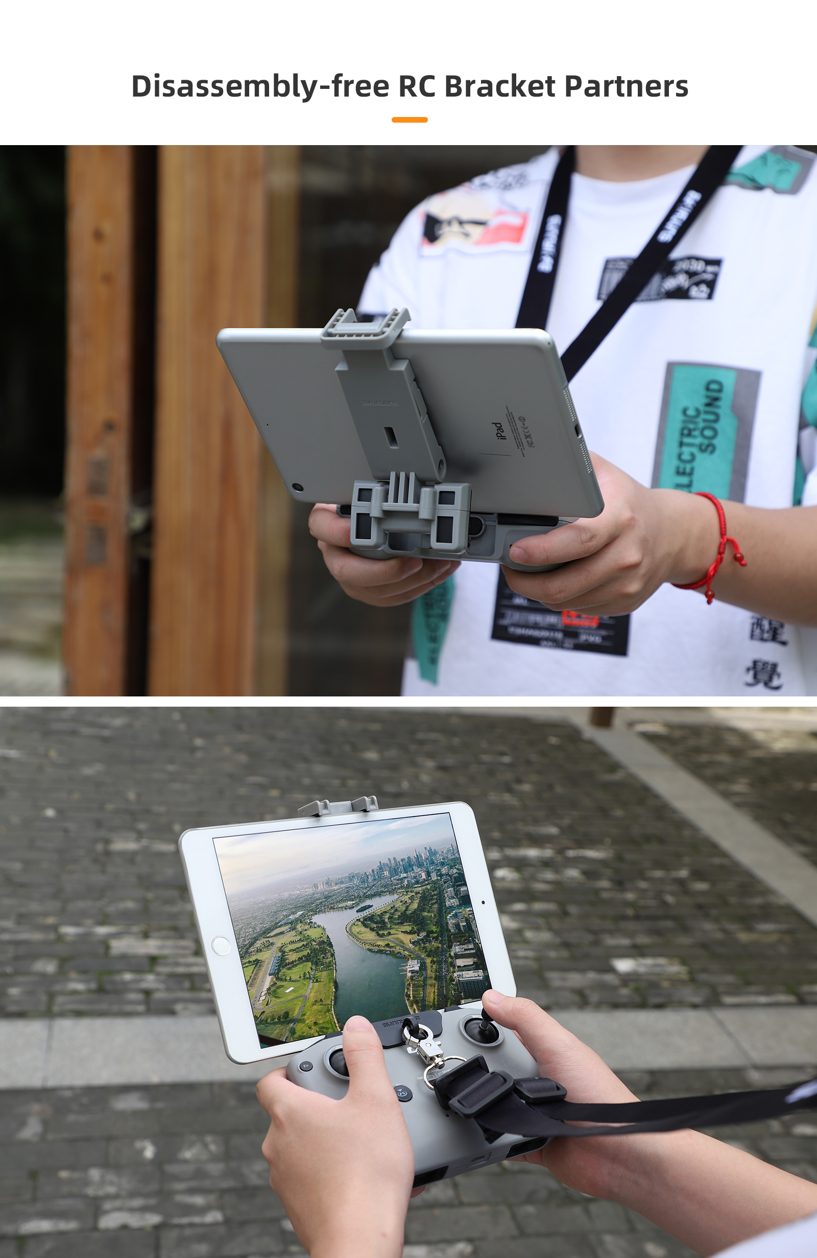 접이식 분해가 필요 없는 브래킷, 미니 4 3 프로,  - Drone Tablet Mount 리뷰 및 가격