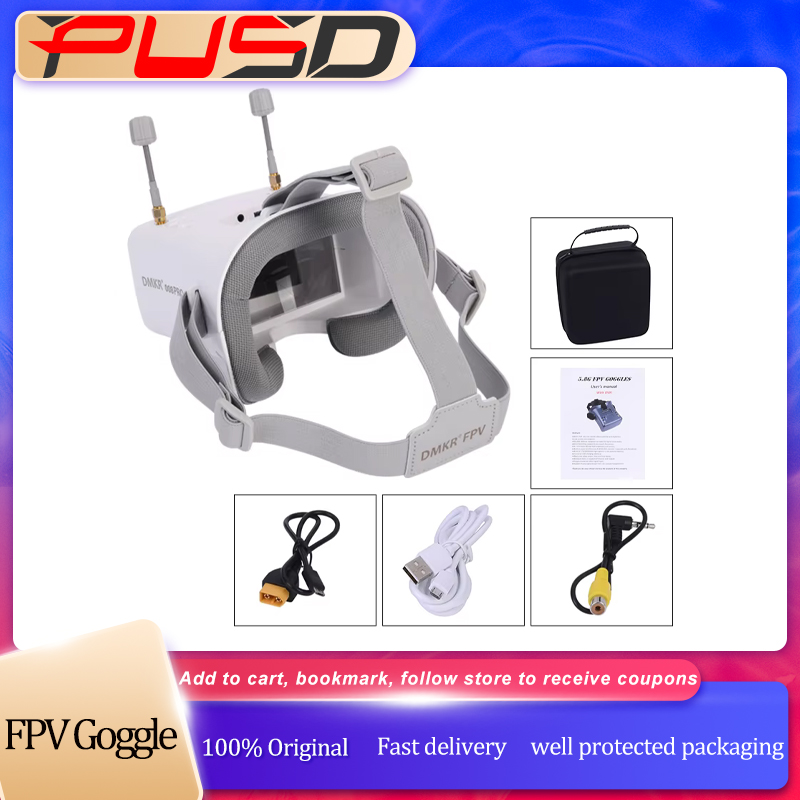 오리지널 008D PRO 화이트 FPV 고글(DVR 포 - Drone Battery Adapter 리뷰 및 가격
