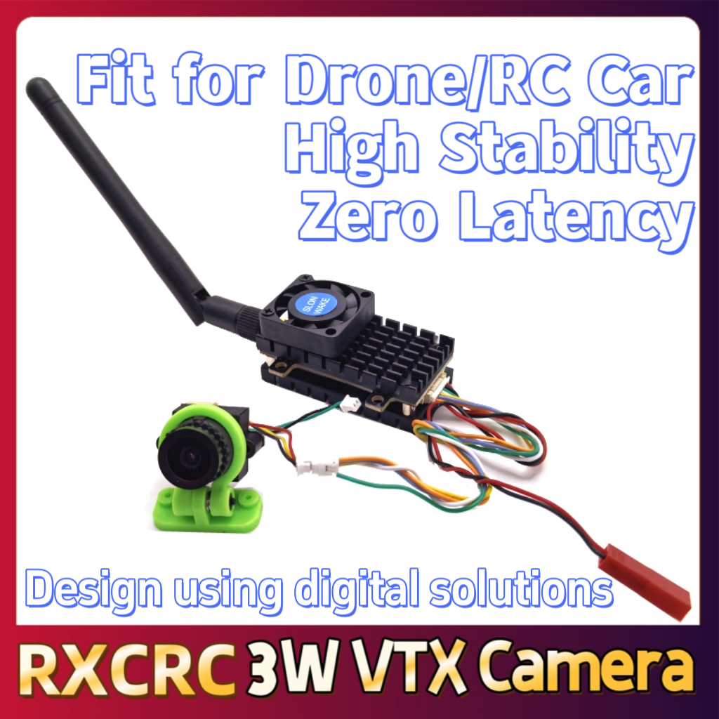 RXCRC 5.8G 3W 비디오 VTX 송신기(1200 - Drone Controller Screen 리뷰 및 가격