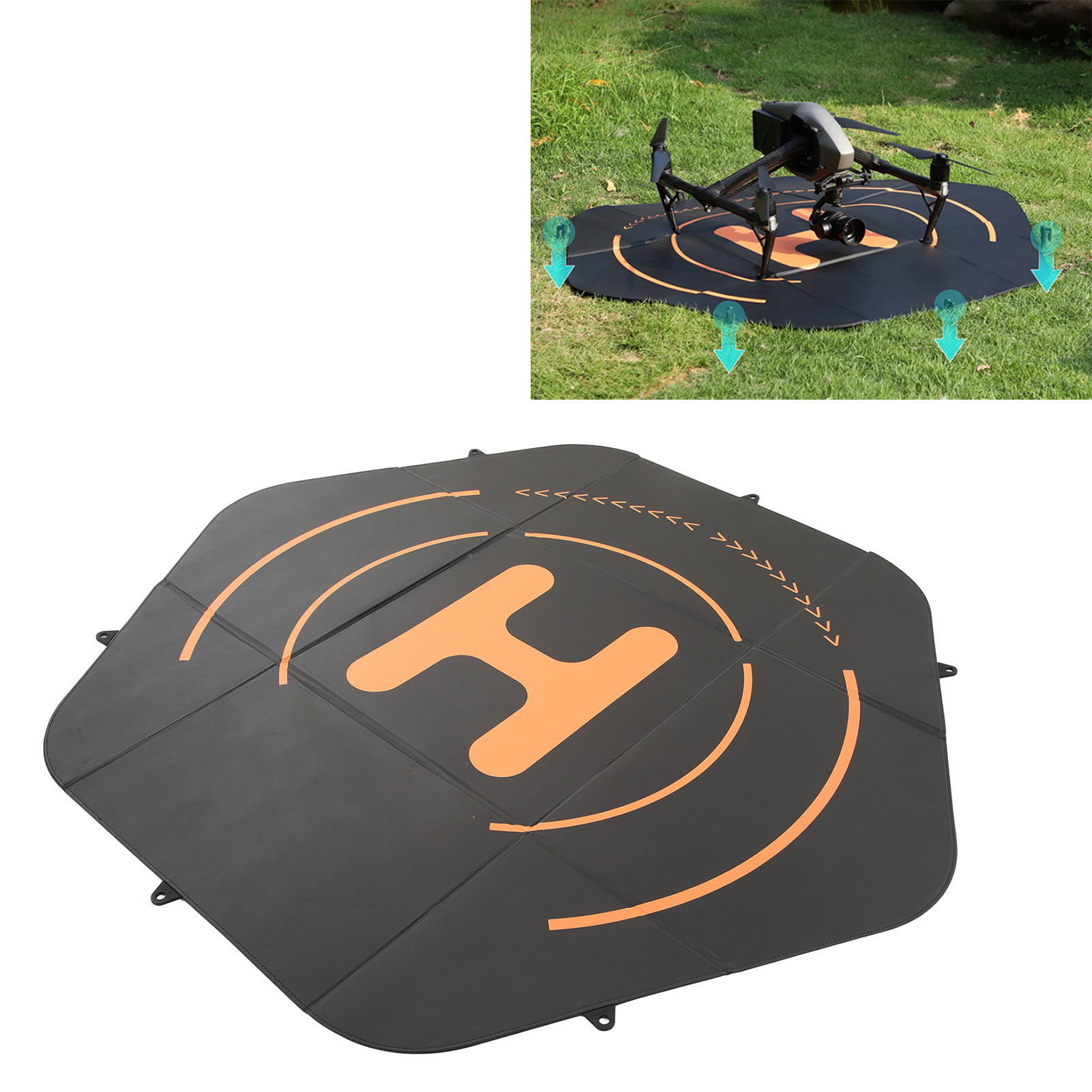 드론 랜딩 패드 블랙 헬리콥터 랜딩 패드 110cm 육 - Drone Landing Pad 리뷰 및 가격