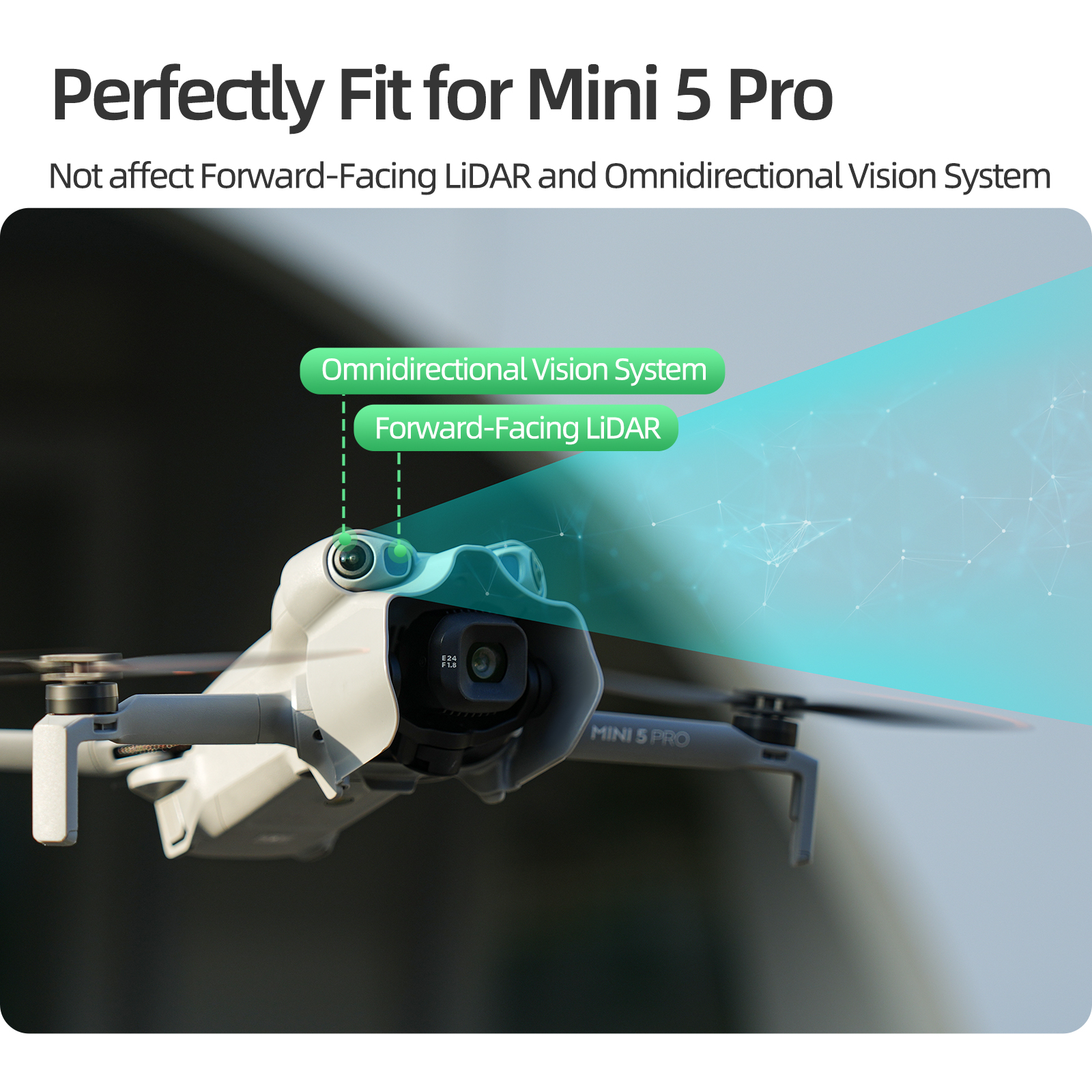 DJI MINI 5 PRO 용 렌즈 카메라 후드 차양  - Drone Sun Shade 리뷰 및 가격