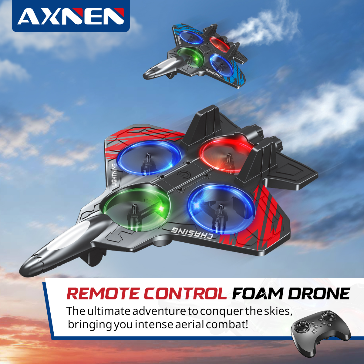 AXNEN 신형 E72 폼 항공기 스턴트 지능형 고정  - Drone Beacon Light 리뷰 및 가격