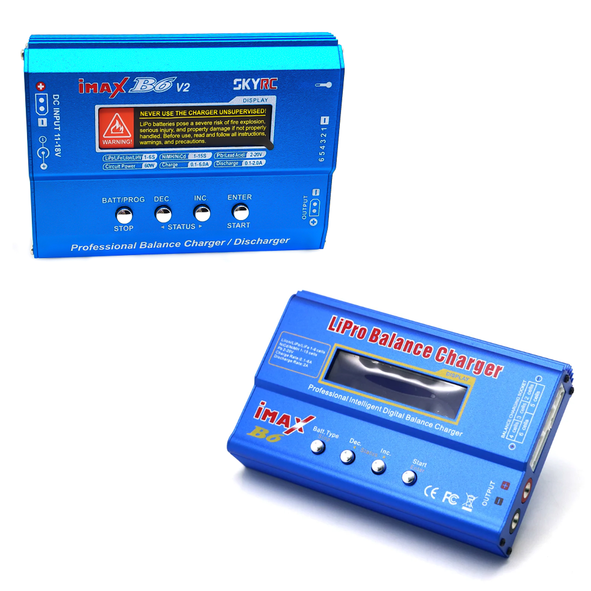iMAX B6 b6ac 80W 배터리 충전기 Lipo  - Drone Battery Charger 리뷰 및 가격