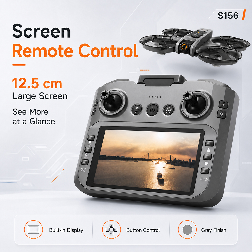ZNLYRION S156 RC 드론 8K 듀얼 카메라  - Drone Controller Screen 리뷰 및 가격