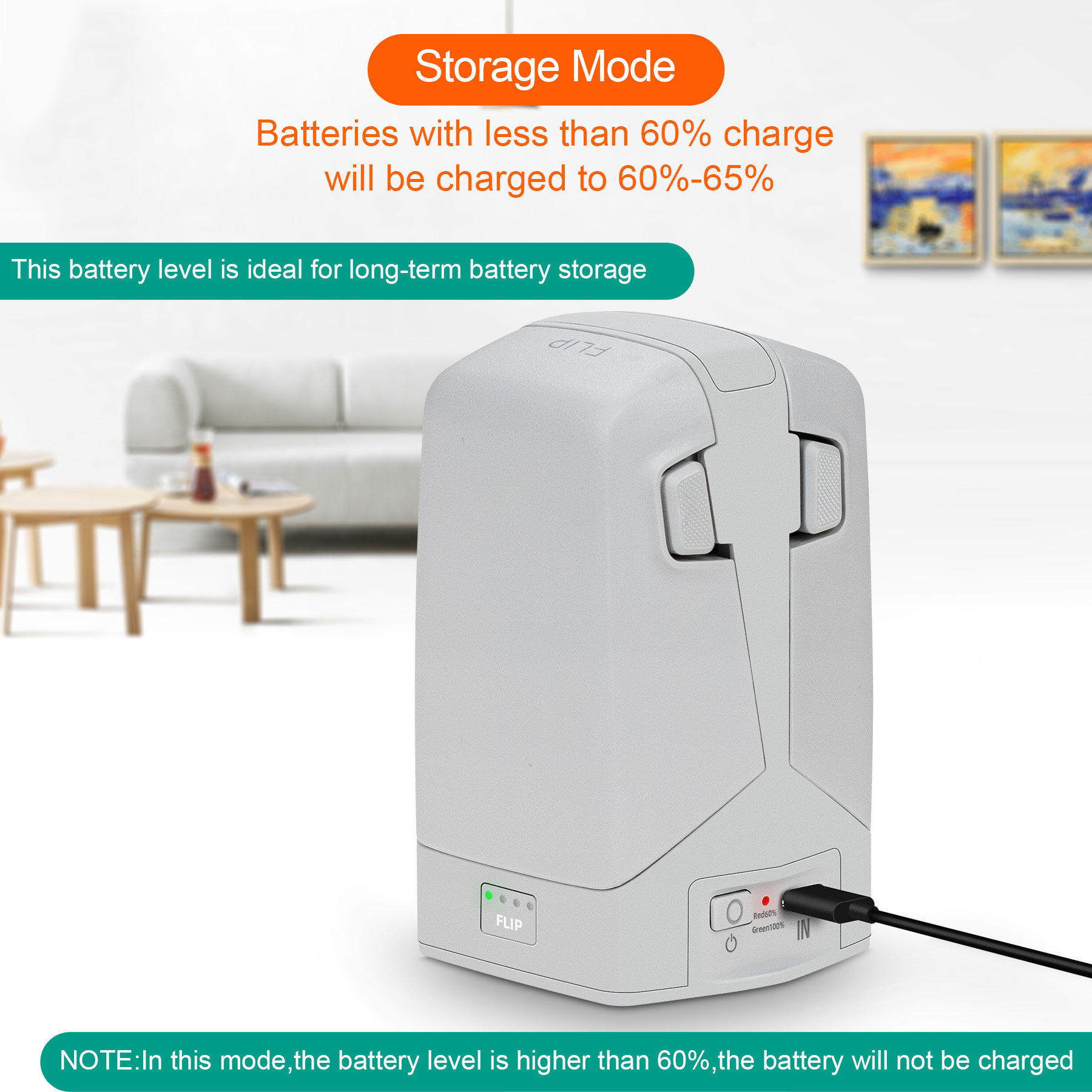 DJI 플립 드론용 45W 듀얼 배터리 충전기(저장 충 - Drone Charging Hub 리뷰 및 가격