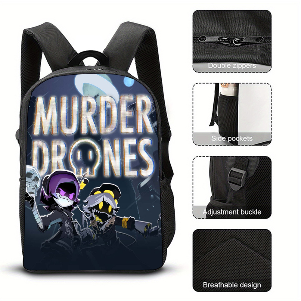 Murder Drones 학생 학교 가방 애니메이션 만 - Drone Backpack 리뷰 및 가격