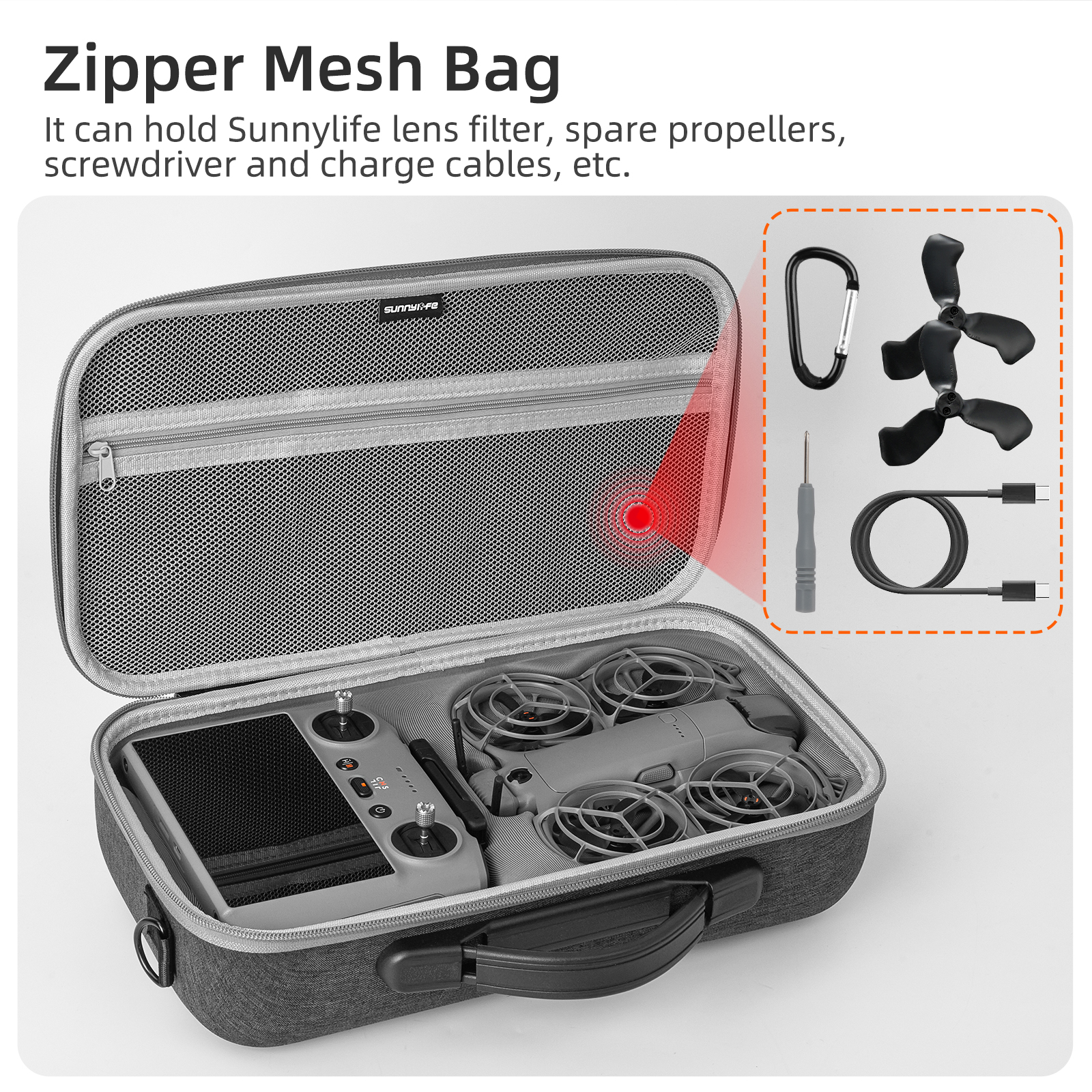 DJI Neo 2 및 RC 2 리모컨용 휴대용 케이스, - Drone Carrying Case 리뷰 및 가격
