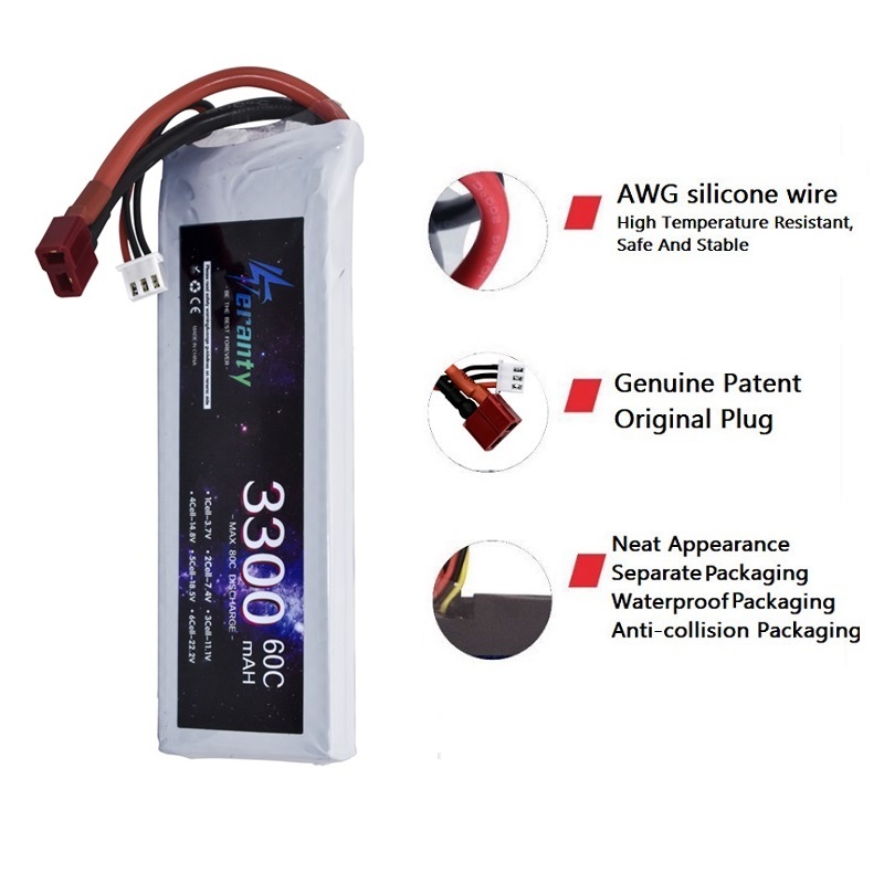 2S 7.4V LiPo 배터리 3300mAh 60C 자 - Drone Battery Adapter 리뷰 및 가격
