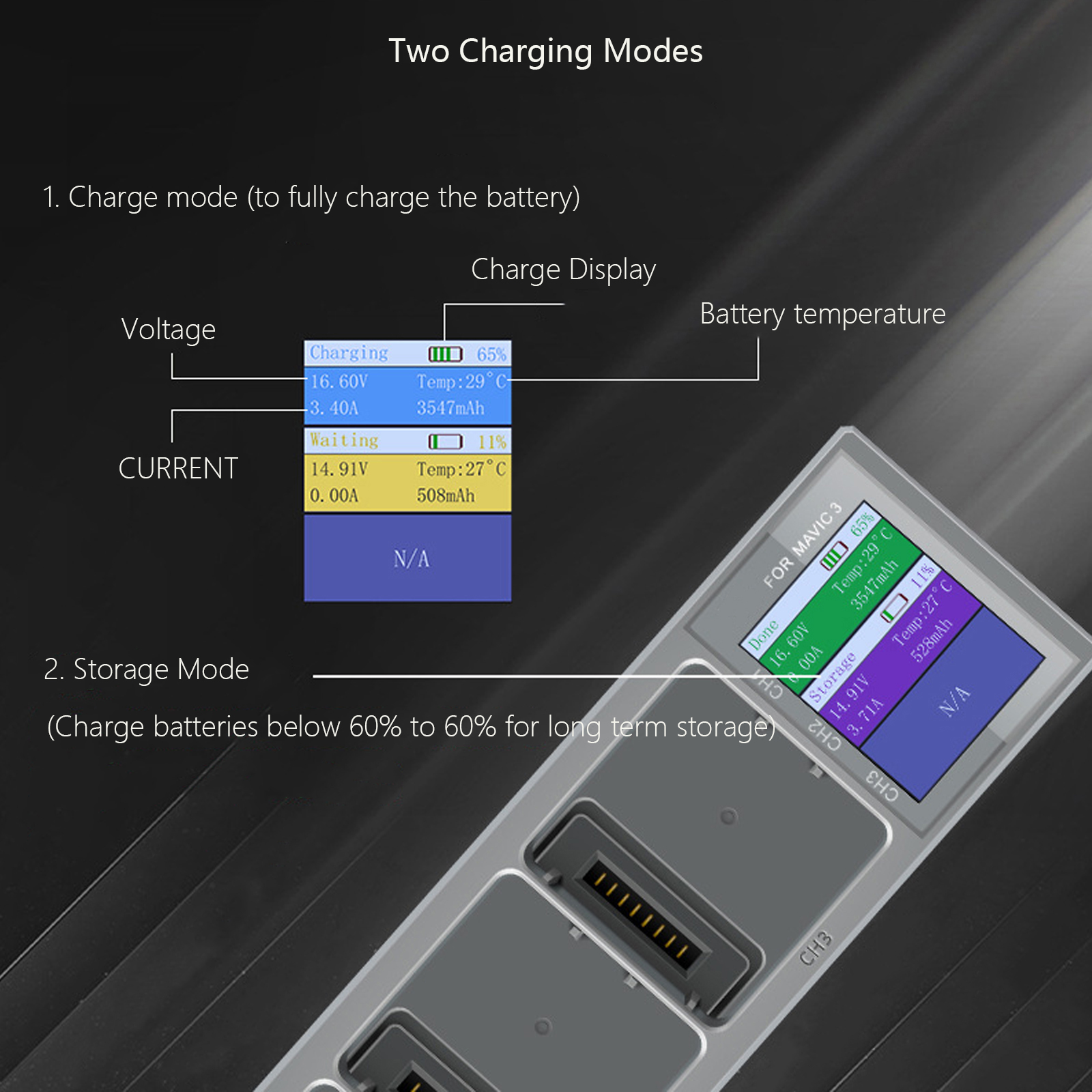 DJI Mavic 3 배터리 충전기용 새 3 In 1  - Drone Charging Hub 리뷰 및 가격