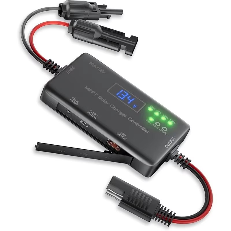 MPPT 태양광 충전 컨트롤러 12V 10A, AGM, - Drone Solar Charger 리뷰 및 가격