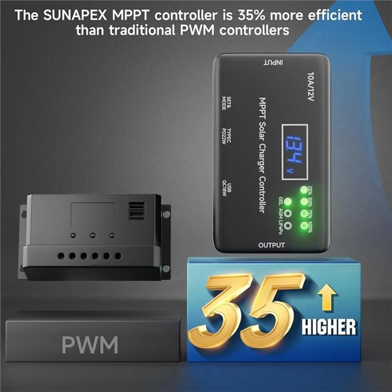 MPPT 태양광 충전 컨트롤러 12V 10A, AGM, - Drone Solar Charger 리뷰 및 가격