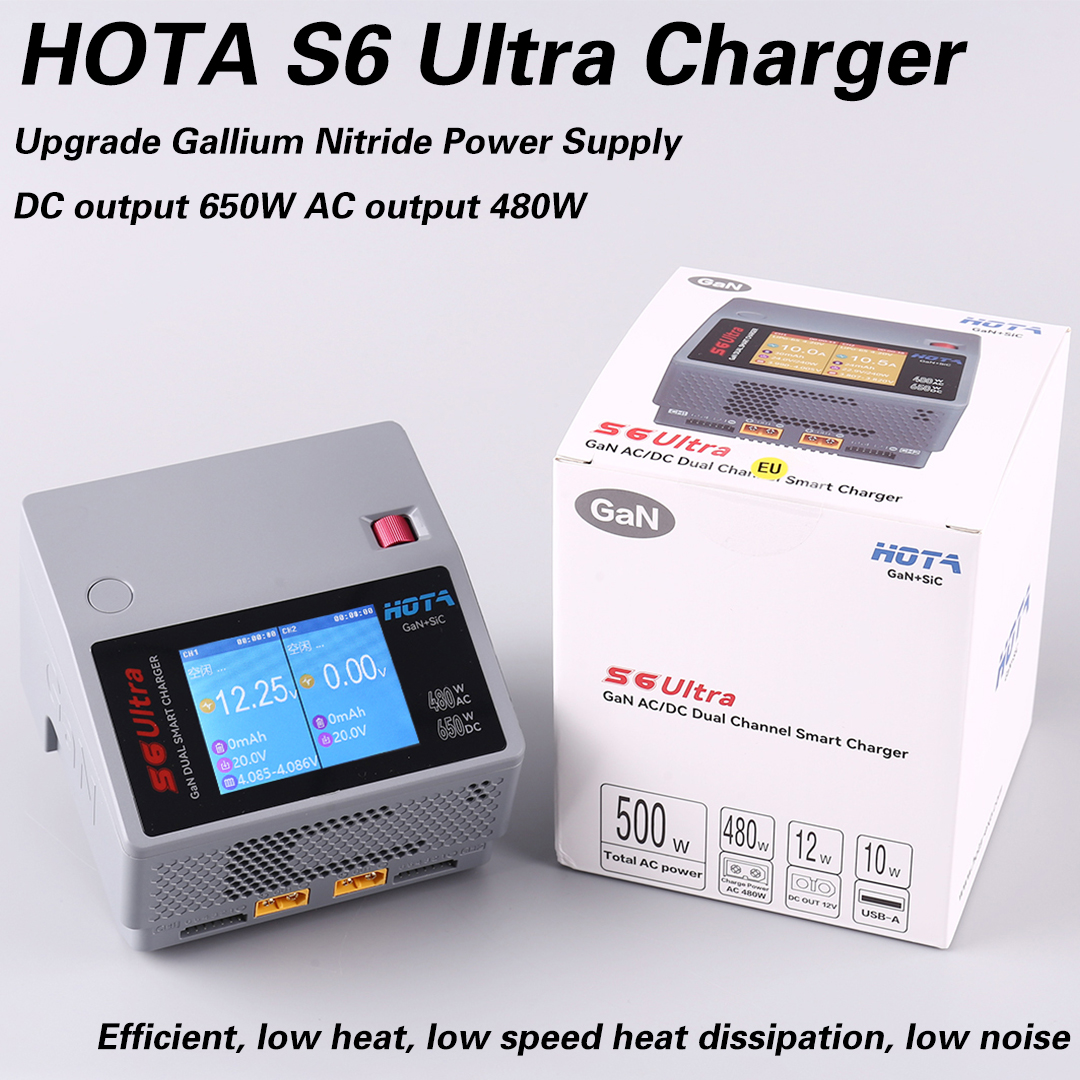 HOTA S6 울트라 질화갈륨 모델 항공기 듀얼 채널  - Drone Battery Charger 리뷰 및 가격