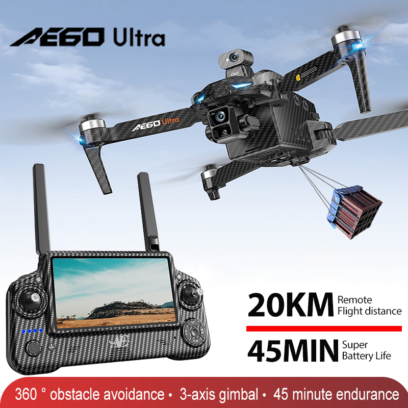 AE60 GPS 드론 전문가용 8K 카메라 3축 짐벌  - Drone Controller Screen 리뷰 및 가격