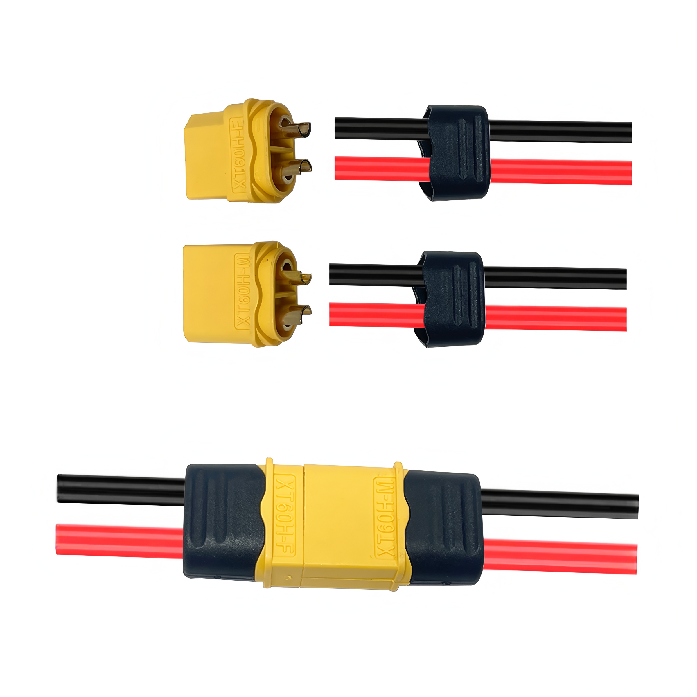 10/20쌍 XT60H 커넥터 플러그 및 쉘 하우징 세 - Drone Battery Adapter 리뷰 및 가격