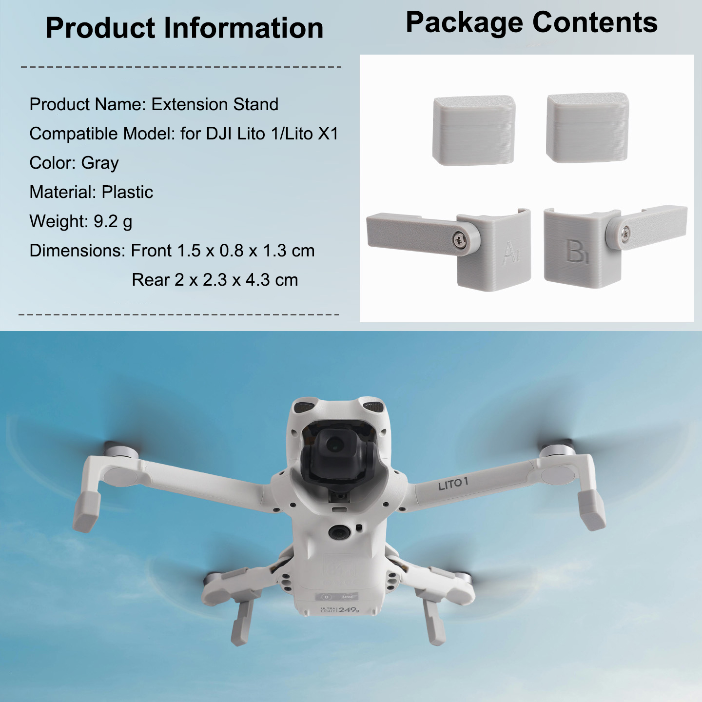 DJI LITO 1 LITO X1 드론용 랜딩 기어 익 - Drone Landing Pad 리뷰 및 가격