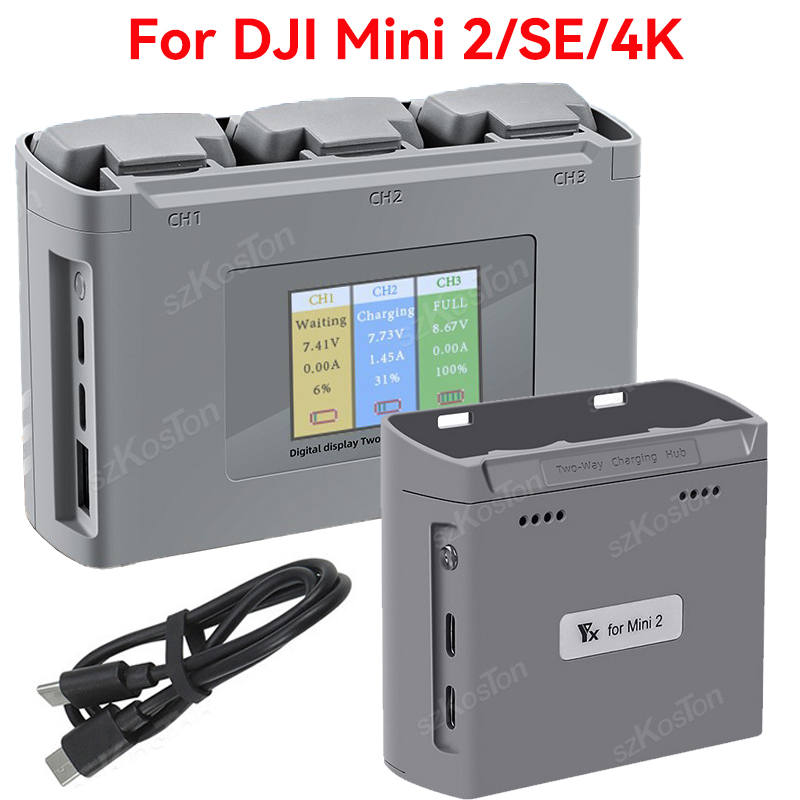 DJI Mavic Mini 2/SE Mini 4K 배터 - Drone Charging Hub 리뷰 및 가격