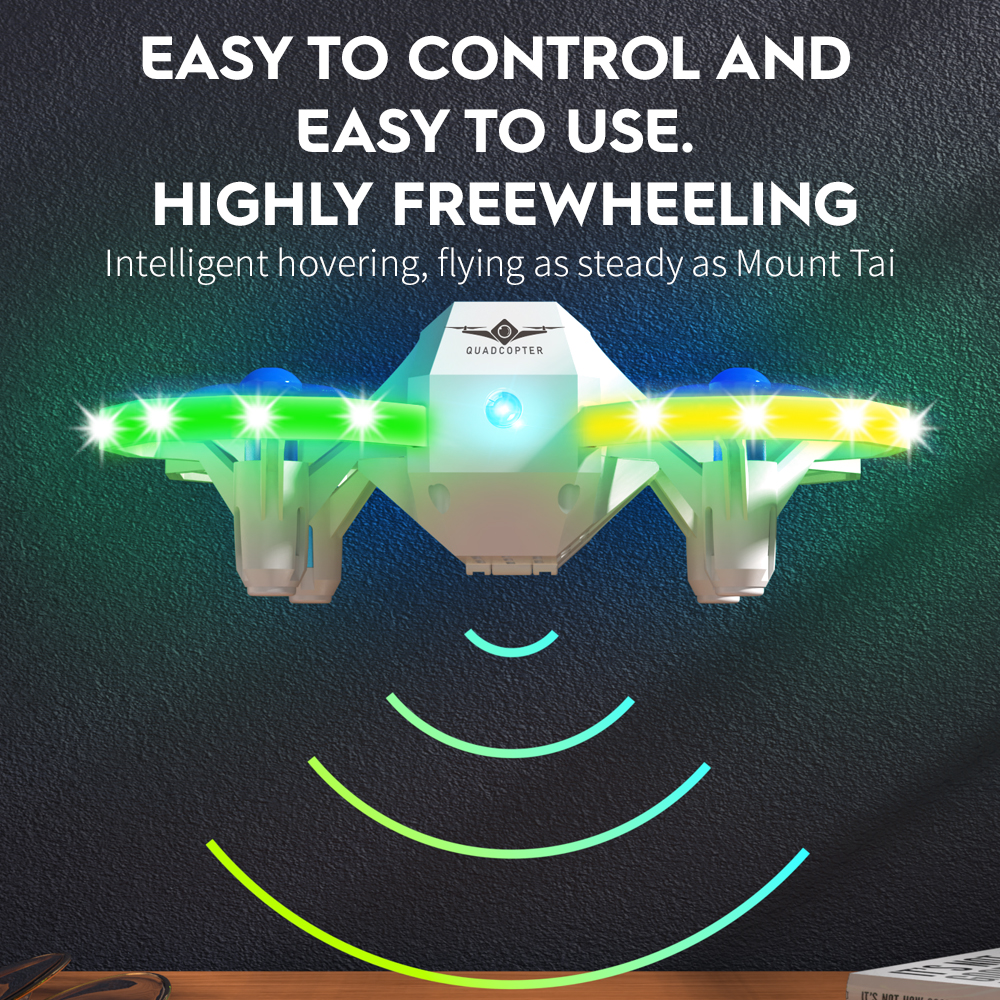 KF601 초보자를위한 음악과 조명이있는 새로운 미니  - Drone Remote Controller Lanyard 리뷰 및 가격
