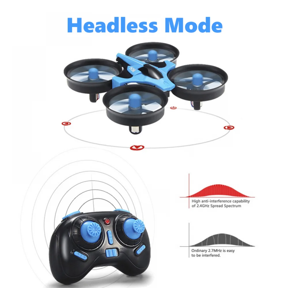 JJRC H36 미니 RC 드론 4채널 6축 헤드리스  - Drone Remote Controller Lanyard 리뷰 및 가격