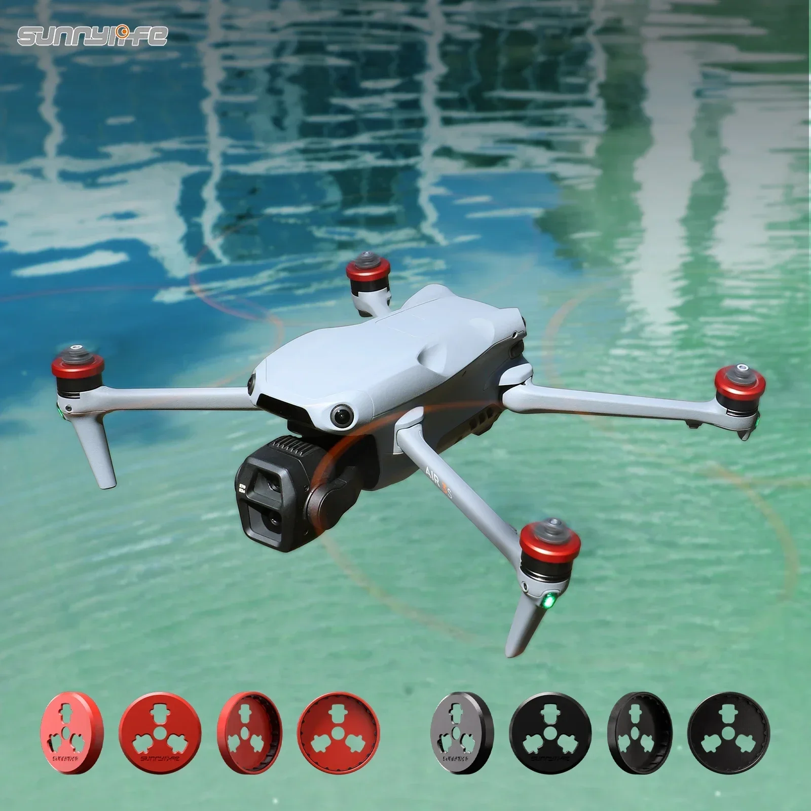 DJI AIR 3S 모터 가드 알루미늄 모터 커버 캡, - Drone Propeller Holder 리뷰 및 가격