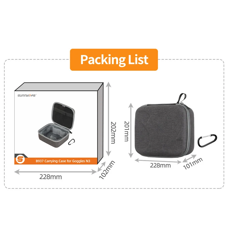 DJI Neo NEO 2 고글 N3용 하드 쉘 캐리 케 - Drone Hard Shell Case 리뷰 및 가격