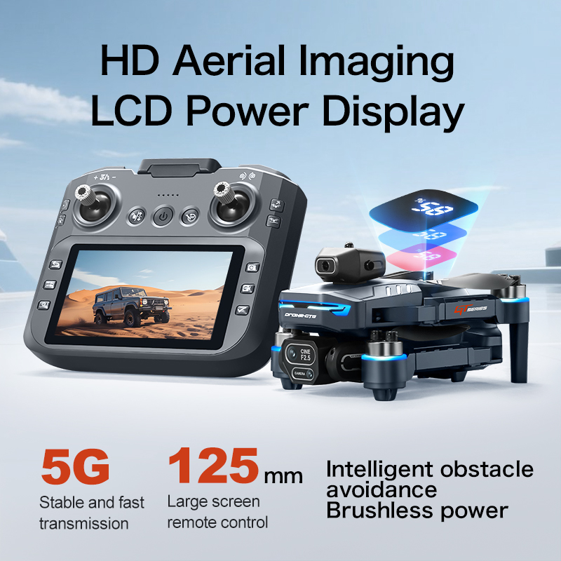 GT8 장애물 회피 항공 드론 – 대형 화면 원격 제어 - Drone Controller Screen 리뷰 및 가격