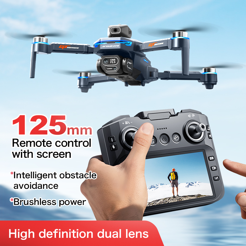 GT8 장애물 회피 항공 드론 – 대형 화면 원격 제어 - Drone Controller Screen 리뷰 및 가격