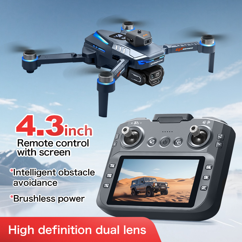 GT8 장애물 회피 항공 드론 – 대형 화면 원격 제어 - Drone Controller Screen 리뷰 및 가격