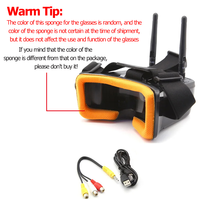 VR009 FPV 비디오 고글 3인치 480*320 L - Drone Controller Screen 리뷰 및 가격