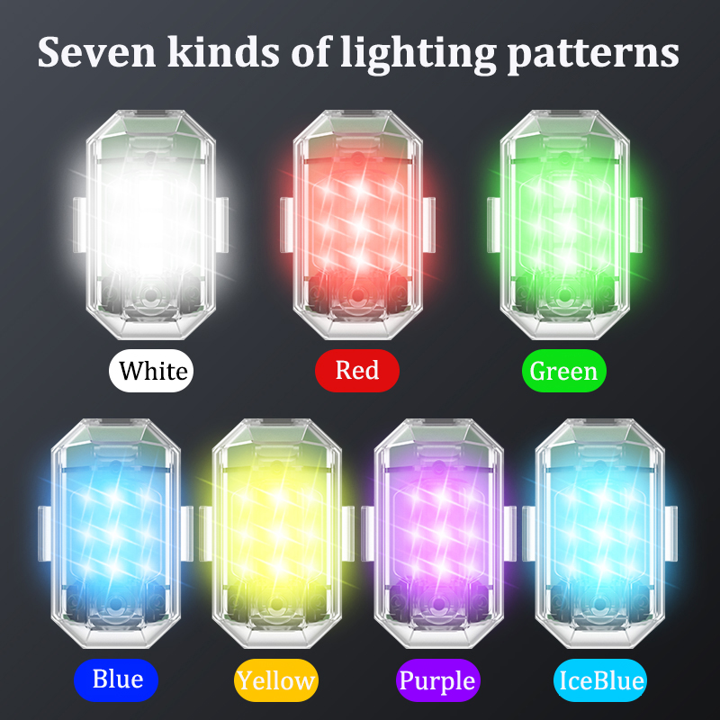 1/2/4개 무선 LED 드론 스트로브 라이트 오토바이 - Drone Strobe Light 리뷰 및 가격