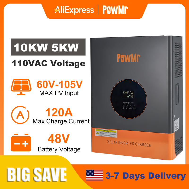 PowMr 10KW 5KW 분리형 인버터 48V 110 - Drone Solar Charger 리뷰 및 가격